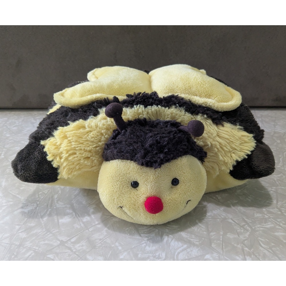 Pillow Pets Bumbly Bee Pee-Wees 11 Inch Plush Stuffed Animal Travel Pillow Bee